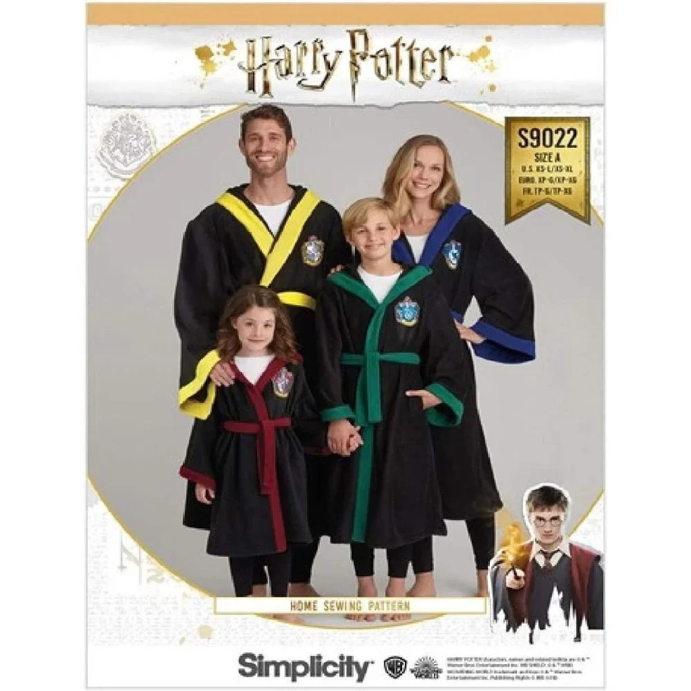 Simplicity Sewing Pattern 9022 10366 Robes Unisex‎ Child 4-16 Adult XS-XL